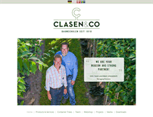 Tablet Screenshot of clasen-co.com